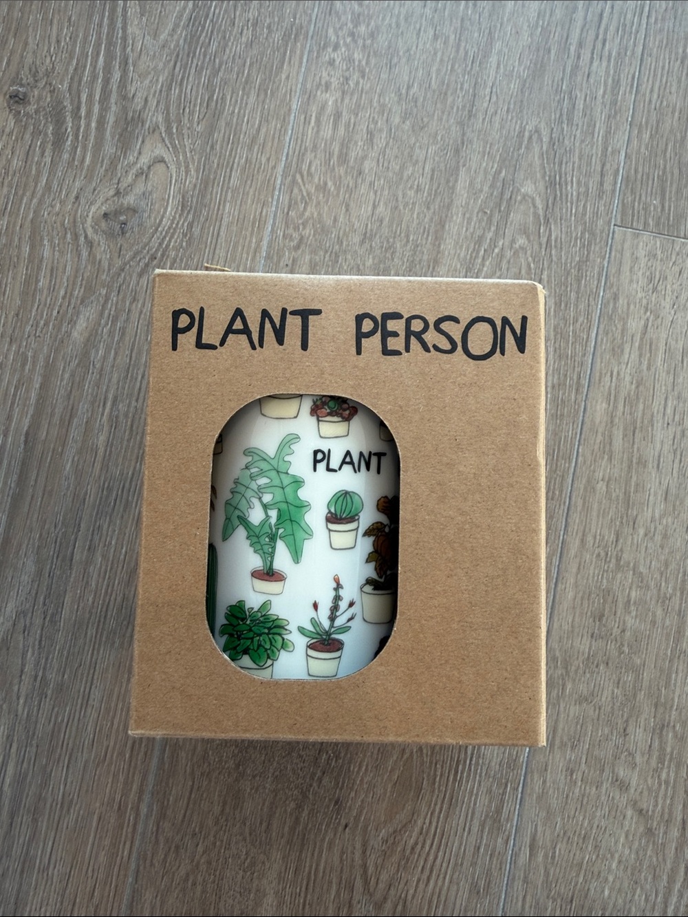 Plant Person Ceramic Mug - Green Plant Print